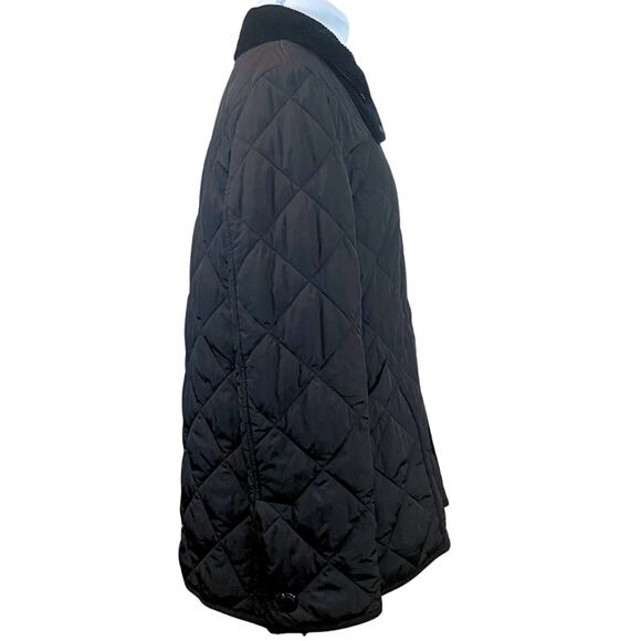 Burberry Coat Quilter Puffer Barn Jacket LOGO Cotswold Black House Check Plaid S - Picture 7 of 16